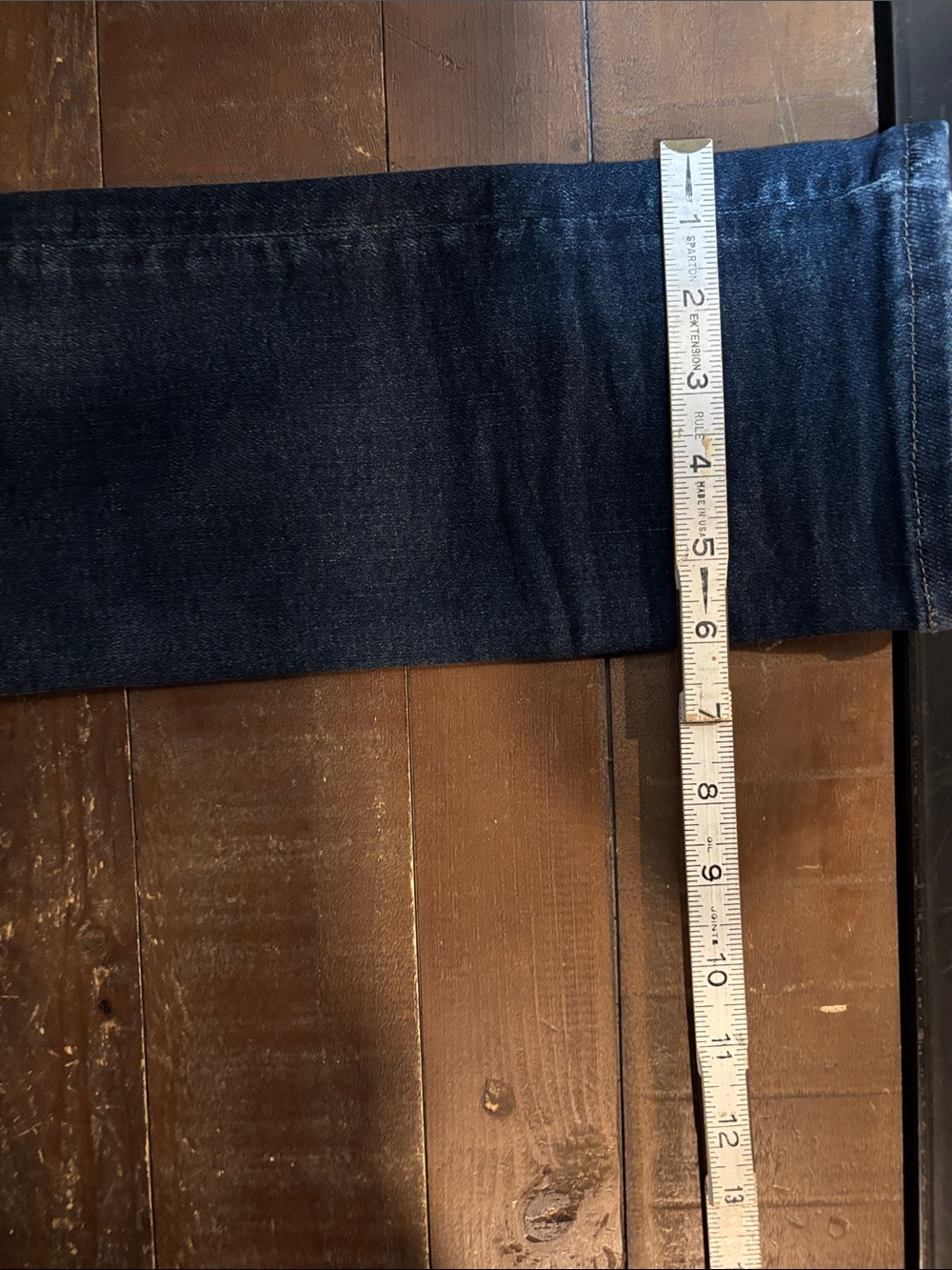 Men's All Saints cigarette Fit Blue Jeans - Classic Washed Denim - Picture 11 of 11